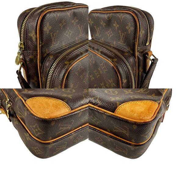 LOUIS VUITTON Brown Monogram Canvas Shoulder Bag - Picture 4 of 5